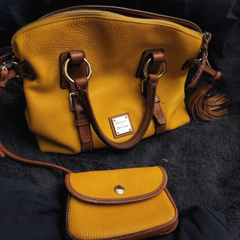 Dooney & Bourke Domed Palomino Leather Satchel